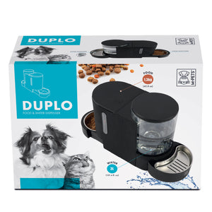 M-Pets Duplo Food & Water Dispenser Packaging