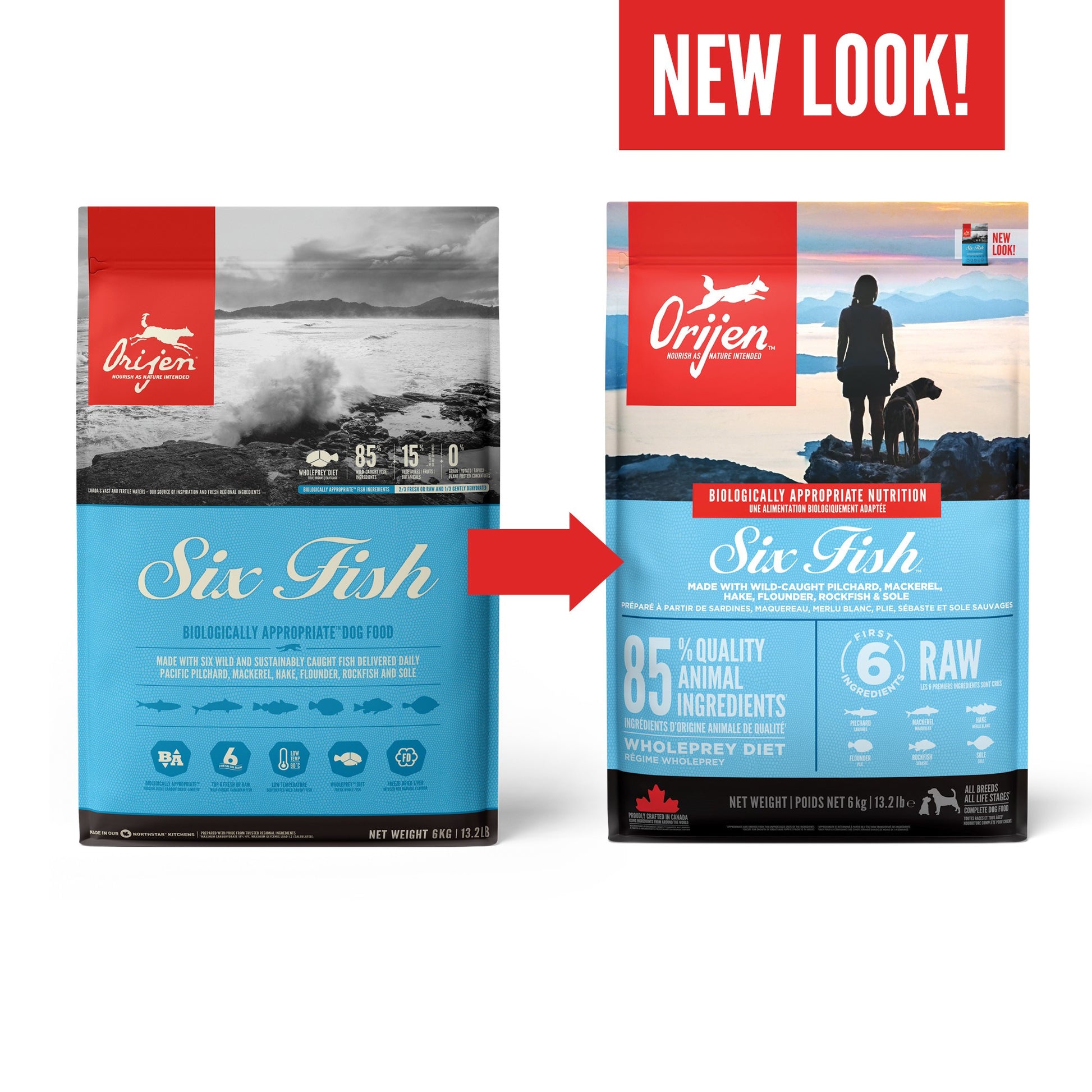 Orijen Six Fish Dog – lifestyle image (SA)