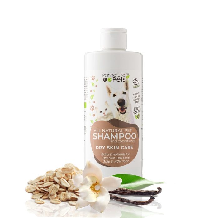 Pannatural Pets Dry Skin Shampoo Oatmeal & Vanilla