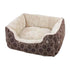 Pawise Square Dog Bed Medium Coffee