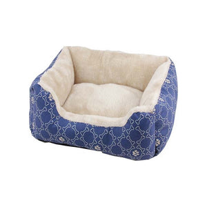 Pawise Square Dog Bed Small Blue