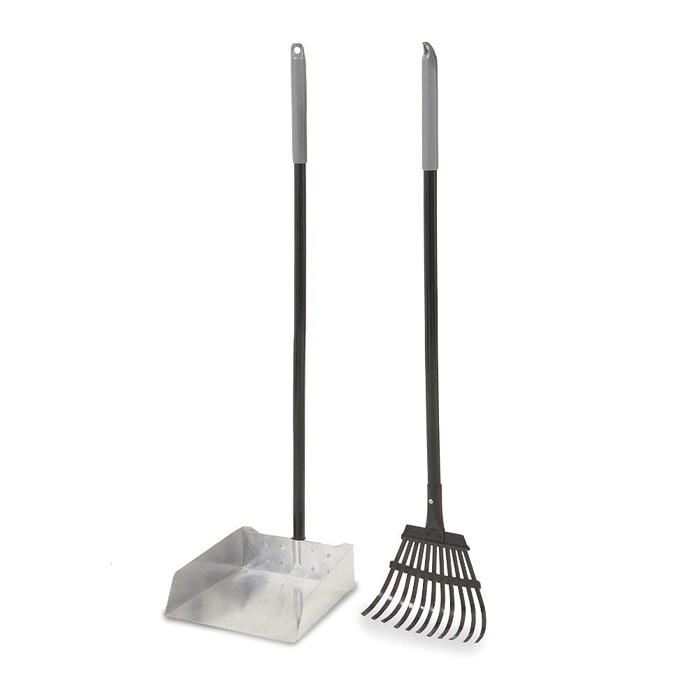 Petmate Clean Response Aluminium Rake & Pan