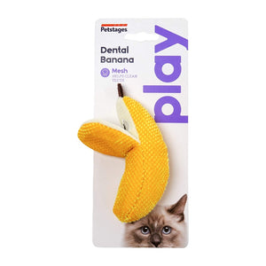 Petstages Dental Banana Catnip Infused Cat Toy