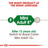 Royal Canin Mini Adult Dog 8+ infographic 1