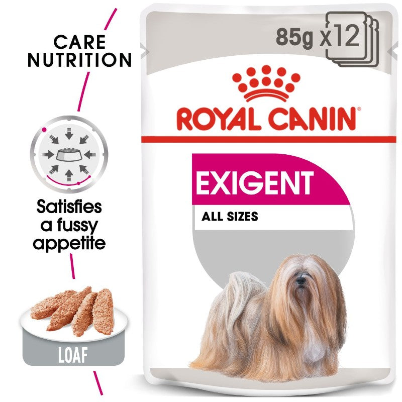 Royal Canin Exigent Dog Loaf 85g Infographic 7