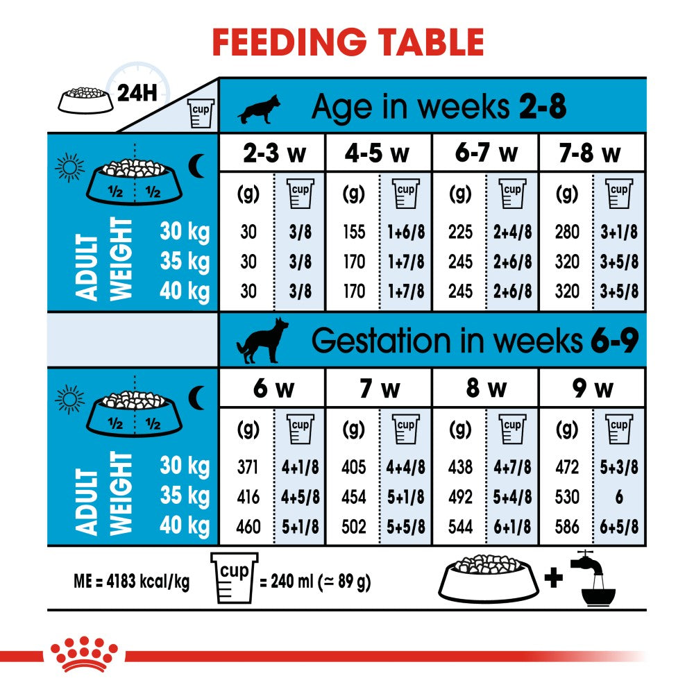 Royal Canin Maxi Starter Mother & Baby Dog Infographic 6