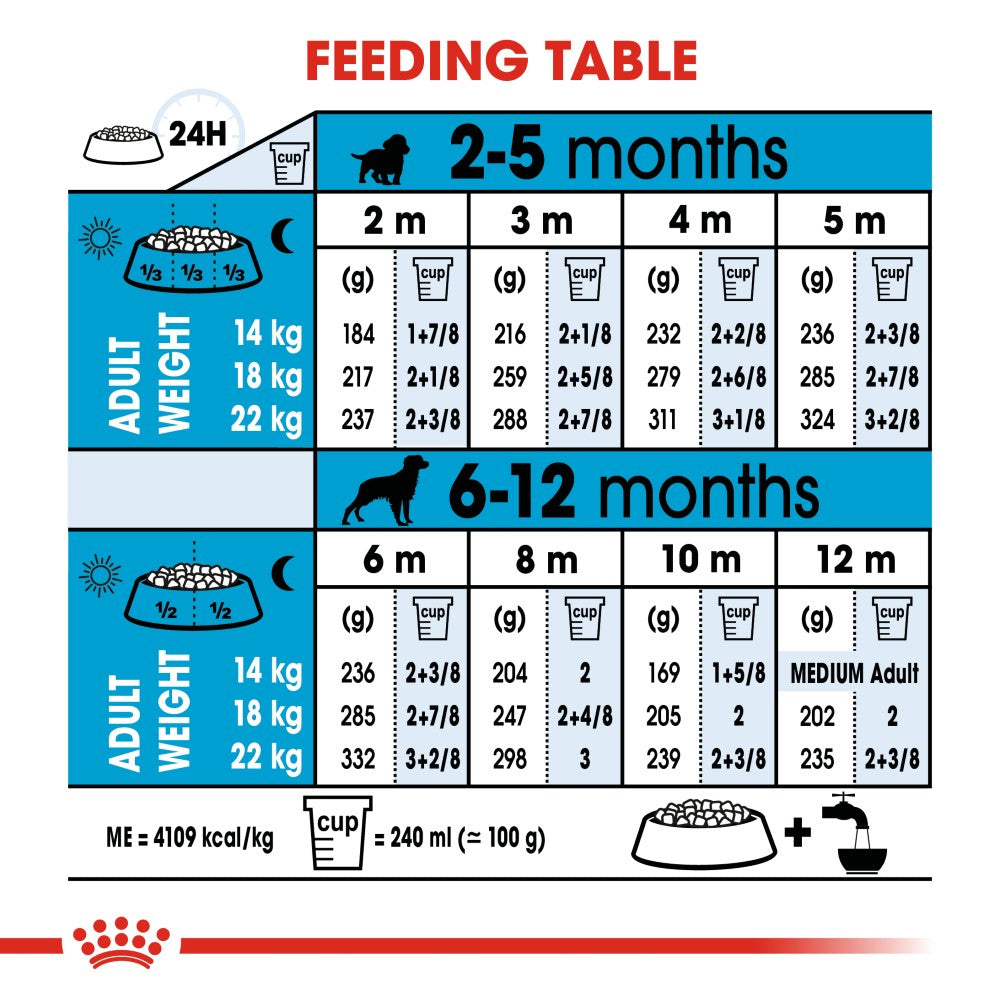 Royal Canin Medium Puppy Infographic 6