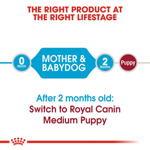 Royal Canin Medium Starter Mother & Baby Dog Infographic 1