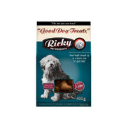 Ricky Pet Products Dog Treats - Lamb Dog Treats - lifestyle image with pet South Africa pets