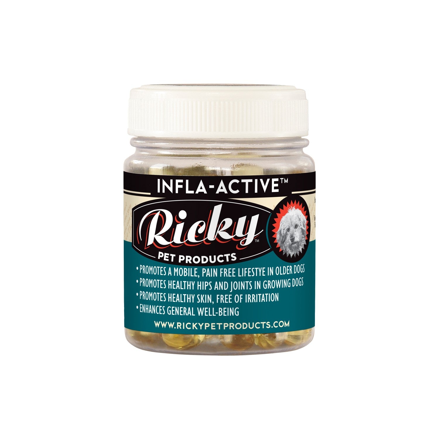 Ricky Pet Products Infla-Active Anti Inflammatory Capsules