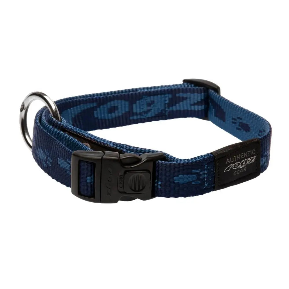 Rogz Alpinist Large 20mm K2 Dog Collar Blue Rogz Design