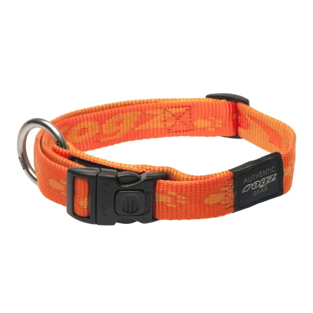 Rogz Alpinist Large 20mm K2 Dog Collar Orange Rogz Design