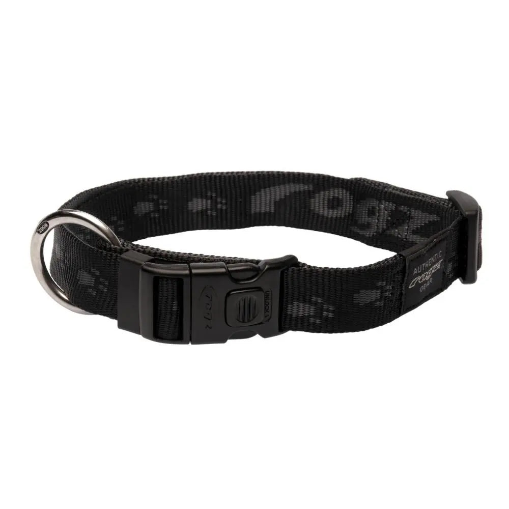 Rogz Alpinist Extra Large 25mm Everest Dog Collar Black Rogz Design