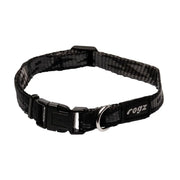 Rogz Alpinist Small 11mm Kilimanjaro Dog Collar Black Rogz Design