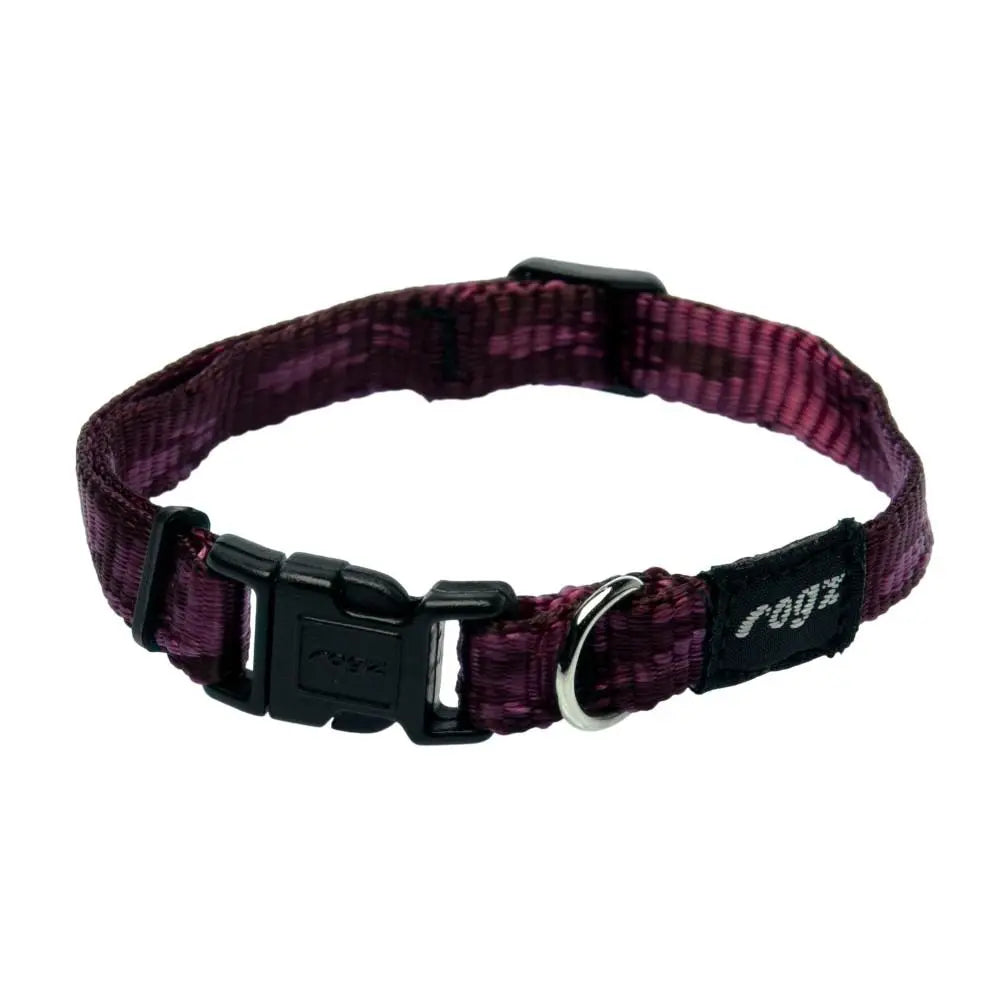 Rogz Alpinist Small 11mm Kilimanjaro Dog Collar Purple Rogz Design