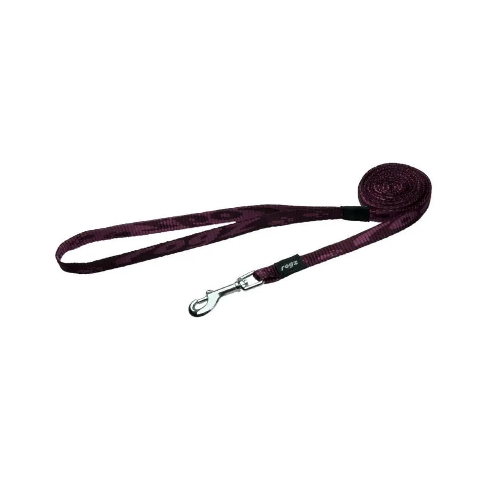 Rogz Alpinist Small 11mm Kilimanjaro Fixed Dog Lead Purple Rogz Design