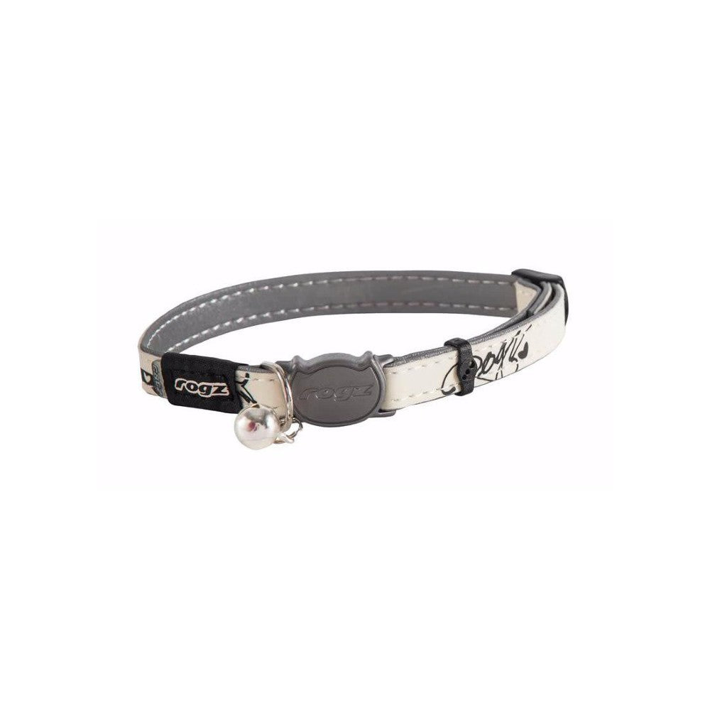 Rogz Catz GlowCat Collar Black Jumping Cat