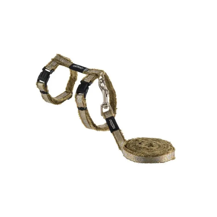 Rogz Catz SparkleCat Cat Harness and Lead Combination Bronze