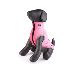 Rogz Dog Jacket PufferSkin Reversible from Pink to Grey