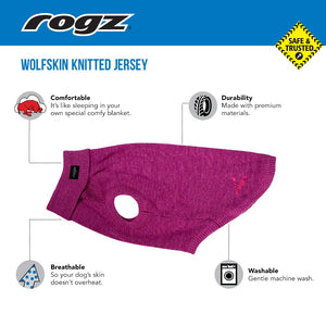 Rogz Dog Jersey WolfSkin Features
