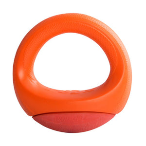 Rogz Pop-Upz Self-Righting Float and Fetch Dog Toy Orange
