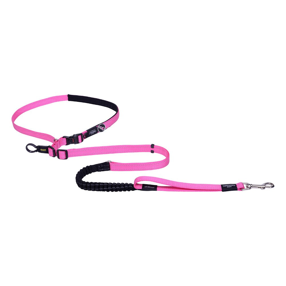 Rogz Hands-free Utility Dog Lead Large Pink