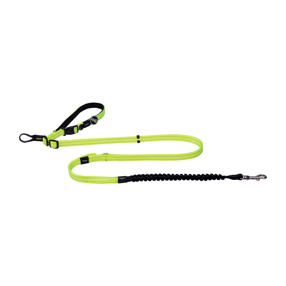 Rogz Hands-free Utility Dog Lead Medium Dayglo