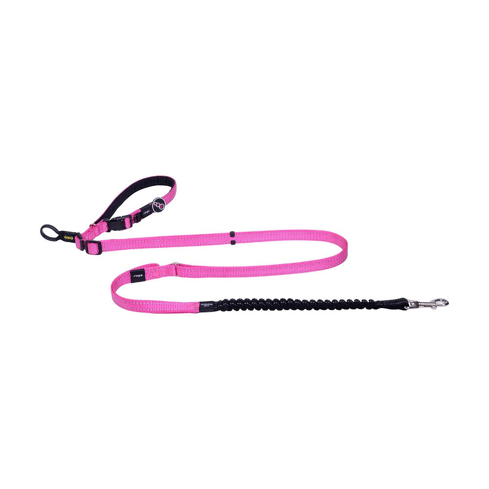 Rogz Hands-free Utility Dog Lead Medium Pink