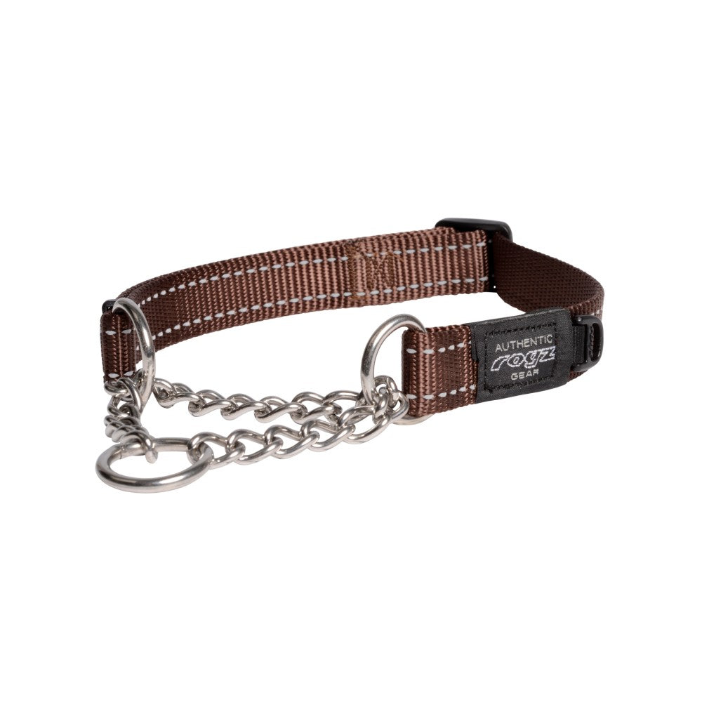 Rogz Utility Control Collar Chain - Brown