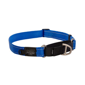 Rogz Utility Control Collar Web Blue X Large