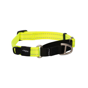 Rogz Utility Control Collar Web Dayglo Medium