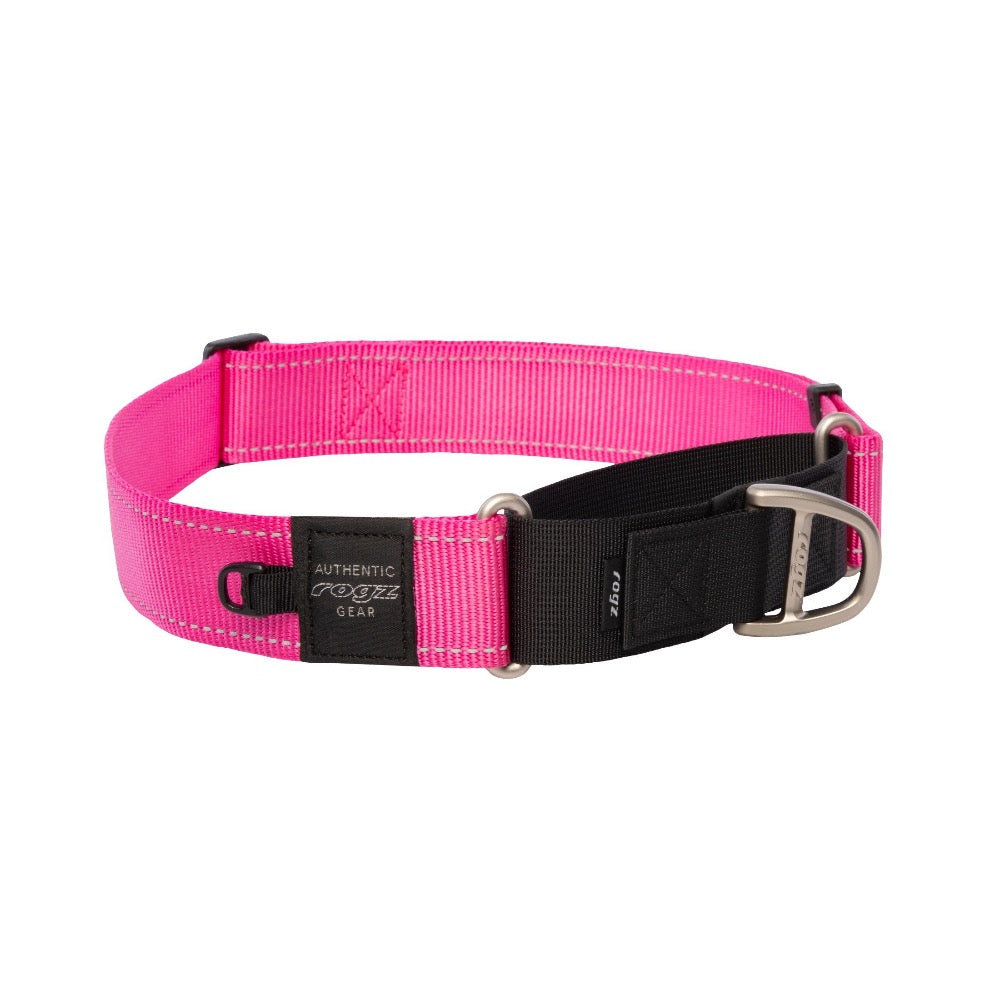 Rogz Utility Control Collar Web Pink XX Large