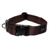 Rogz Utility Reflective Classic Collar - Landing Strip - XXL - Chocolate