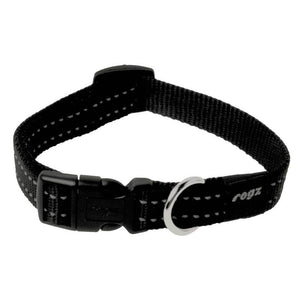 Rogz Utility Reflective Classic Collar - Black