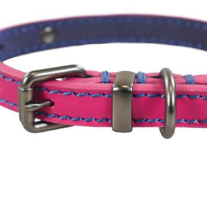 Rosewood and Joules Pink Leather Collar