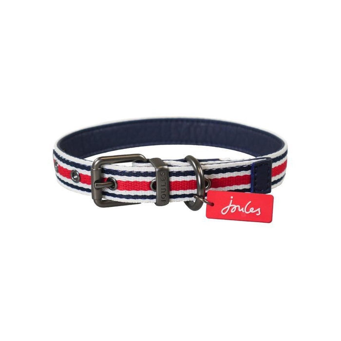 Rosewood and Joules Striped Dog Collar