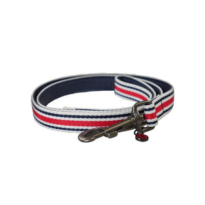 Rosewood and Joules Navy & Red Striped Lead
