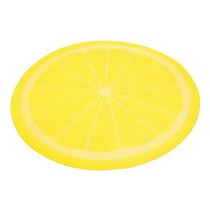 Rosewood Lemon Print Circular Cool Mat