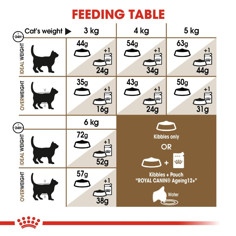 Royal Canin Sterilised Ageing 12+ Cat Infographic 4