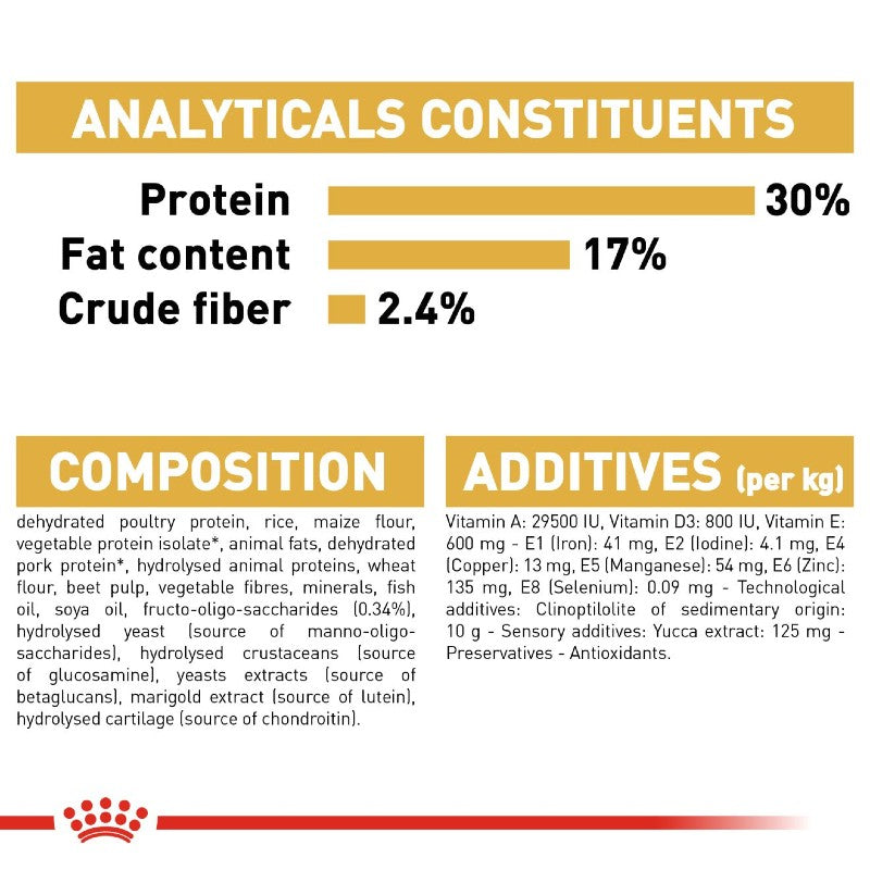 Royal Canin English Bulldog Puppy Infographic 2