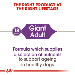 Royal Canin Giant Adult Dog Infographic 1