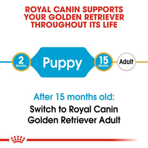 Royal Canin Golden Retriever Puppy Infographic 1