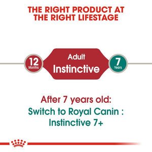 Royal Canin Cat Instinctive Gravy Wet Food Pouch Infographic 1