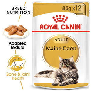 Royal Canin Maine Coon Adult Cat Wet Food Pouch Infographic 6