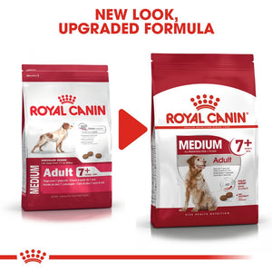 Royal Canin Medium Adult 7+ Dog Infographic 1