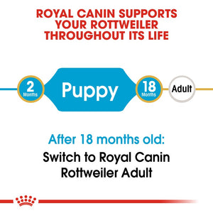 Royal Canin Rottweiler Puppy Infographics 1