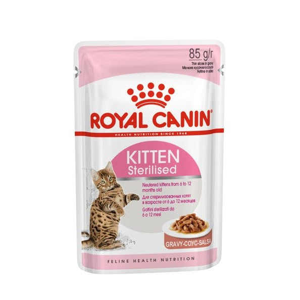 Royal Canin Sterilised Kitten Chunks in Gravy