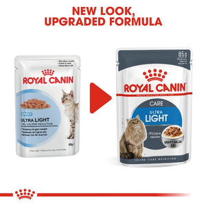 Royal Canin Cat - Ultra Light Wet Food Pouch Infographic 1