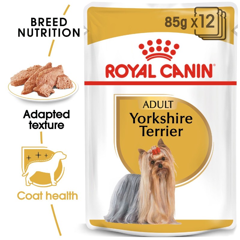 Royal Canin Yorkshire Terrier Adult Wet Food Pouch Infographic 6