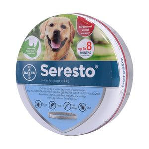 Seresto Flea & Tick Collar for Dogs - Dogs Over 8kg
